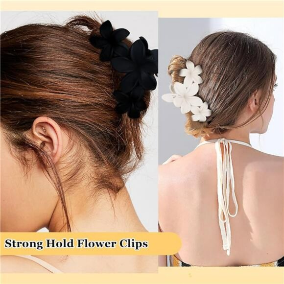 Large non slip claw hair clips set strong hold for thick hair women girls - Picture 3 of 7